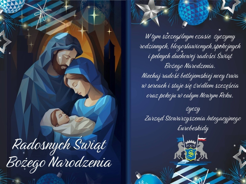 Radosnych Świąt Bożego Narodzenia!